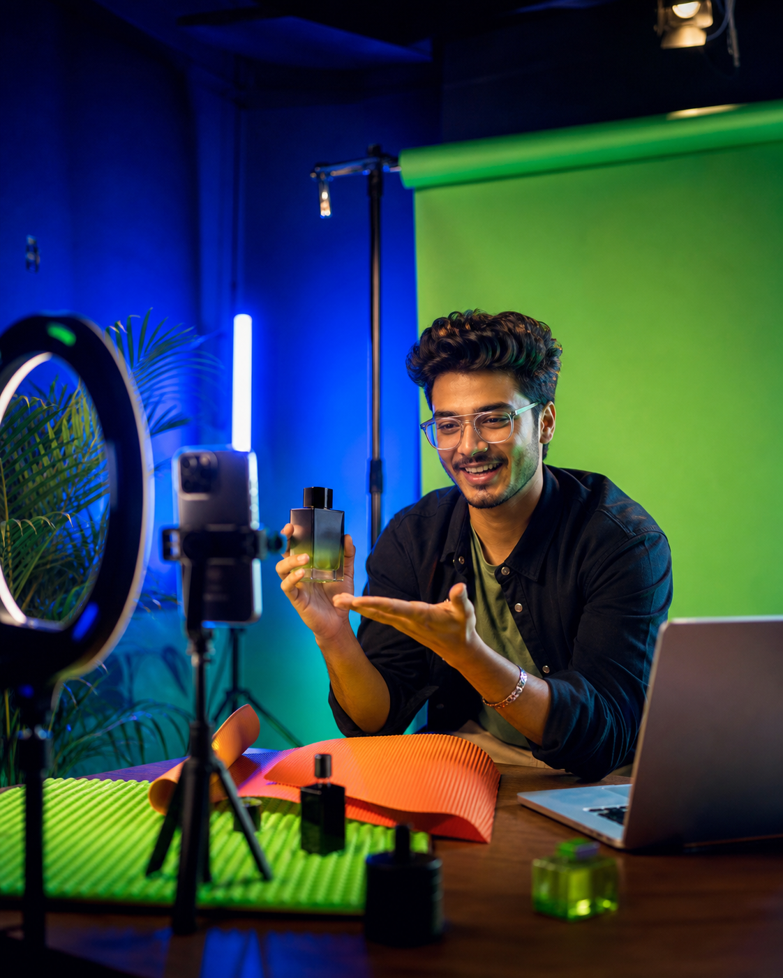 Content creator producing a campaign